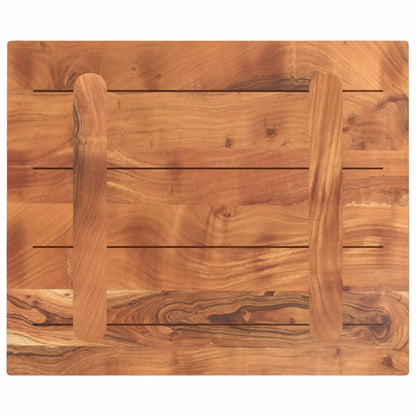 Tafelblad Rechthoekig 60X50X3,8 Cm Bruin 60 x 50 x 3.8 cm Massief acaciahout