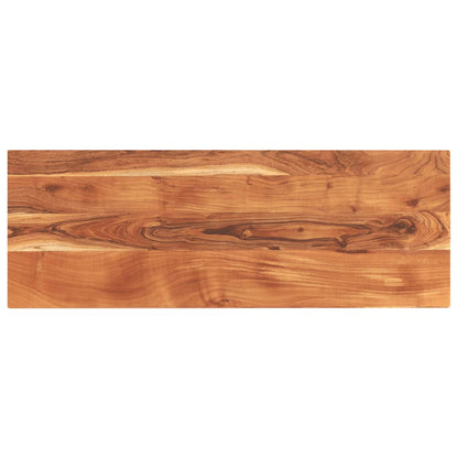 Tafelblad Rechthoekig 160X50X3,8 Cm Massief Acaciahout Grijs Sonoma