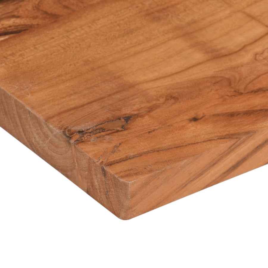 Tafelblad Rechthoekig 160X50X3,8 Cm Massief Acaciahout Grijs Sonoma