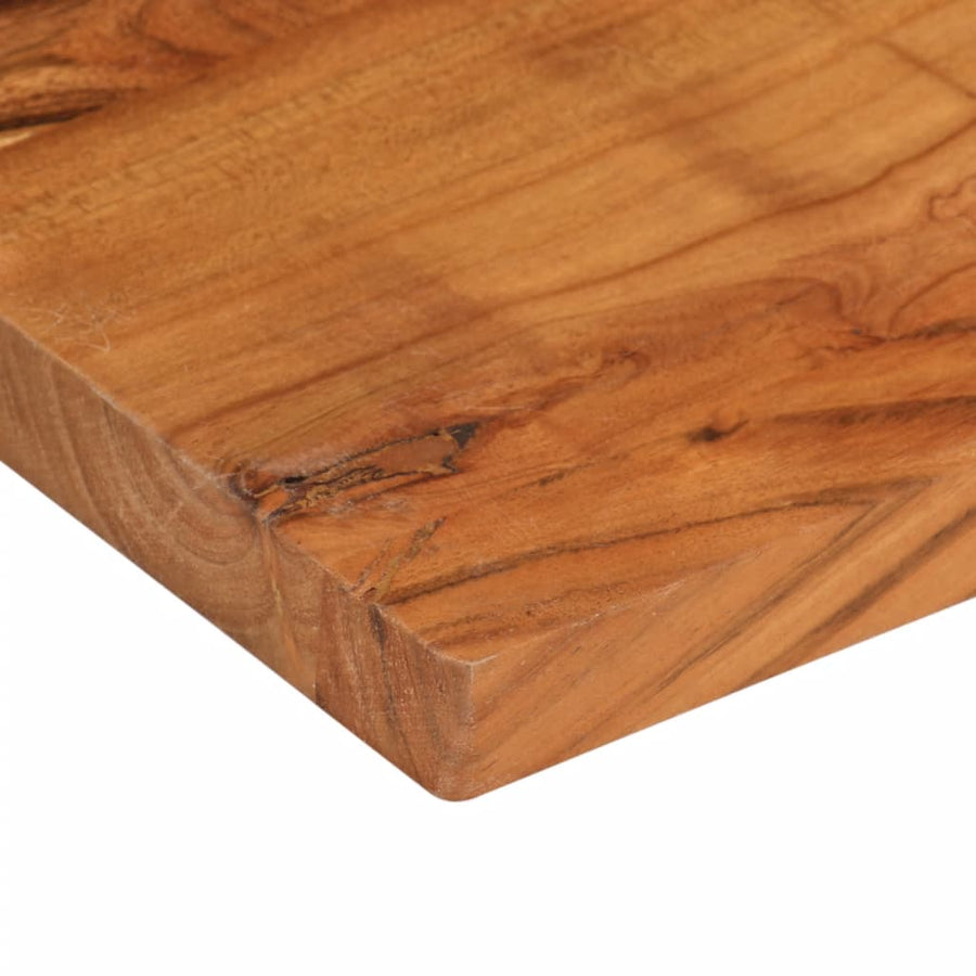 Tafelblad Vierkant 60X60X3,8 Cm Bruin 60 x 60 x 3.8 cm Massief acaciahout