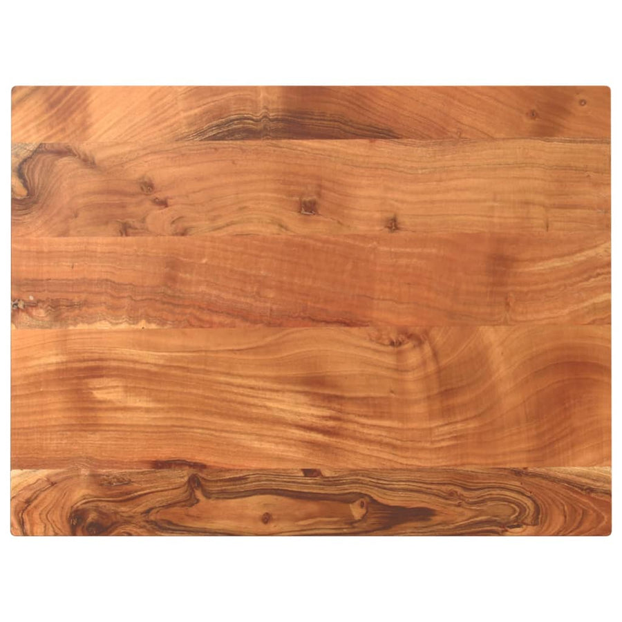 Tafelblad Rechthoekig 70X60X3,8 Cm Massief Acaciahout Acaciahout (Naturel) 38 mm 70 x 60 cm
