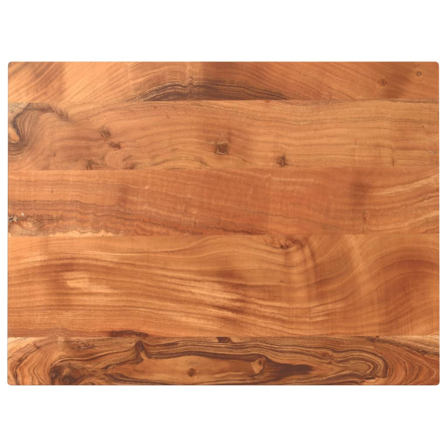 Tafelblad Rechthoekig 80X60X3,8 Cm Bruin 80 x 60 x 3.8 cm Massief acaciahout