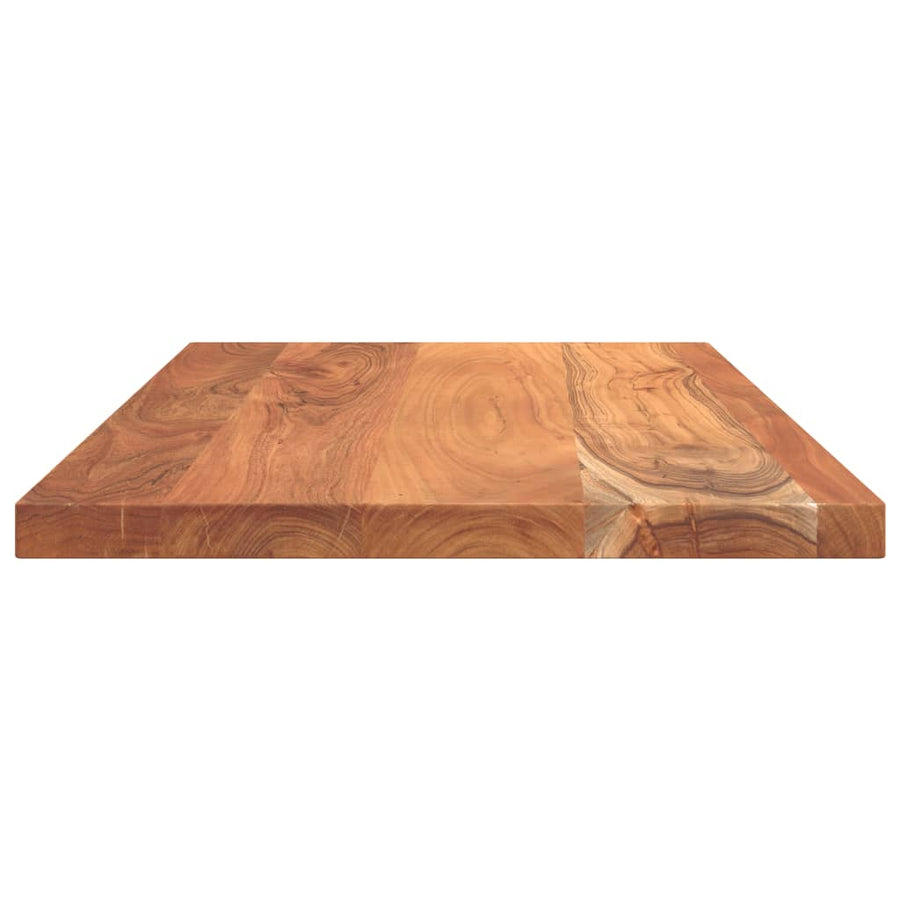 Tafelblad Rechthoekig 100X60X3,8 Cm Bruin 100 x 60 x 3.8 cm Massief acaciahout