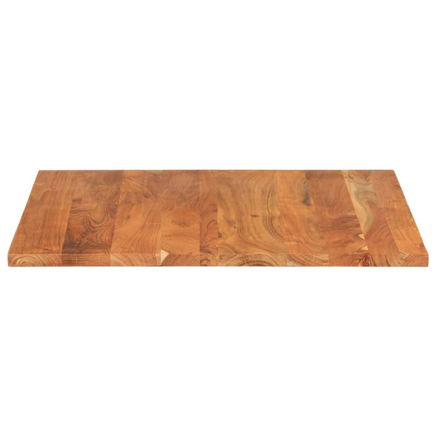 Tafelblad Vierkant 70X70X3,8 Cm Bruin 70 x 70 x 3.8 cm Massief acaciahout