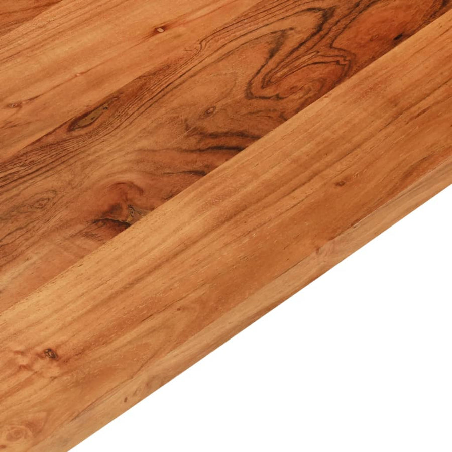 Tafelblad Vierkant 70X70X3,8 Cm Bruin 70 x 70 x 3.8 cm Massief acaciahout