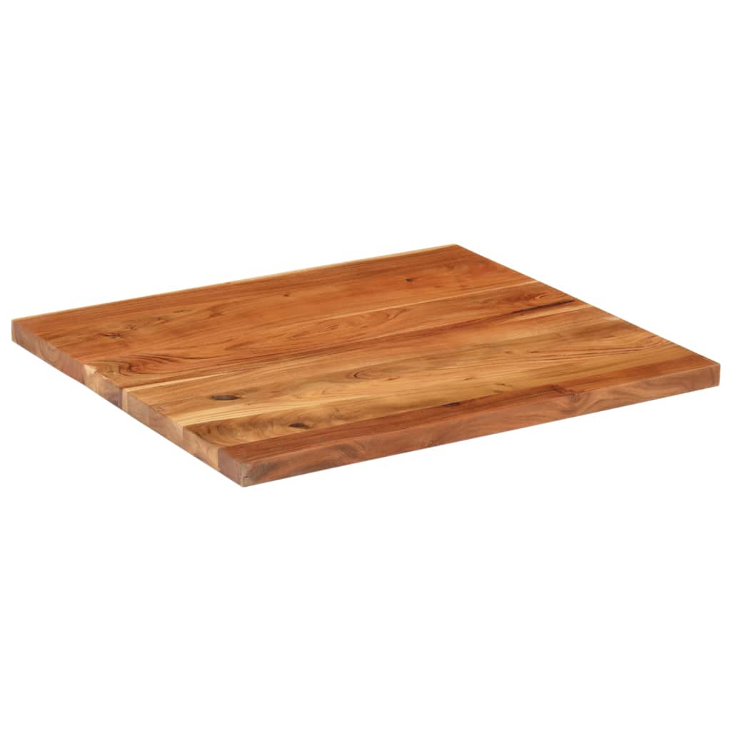 Tafelblad rechthoekig 100x80x3,8 cm massief acaciahout