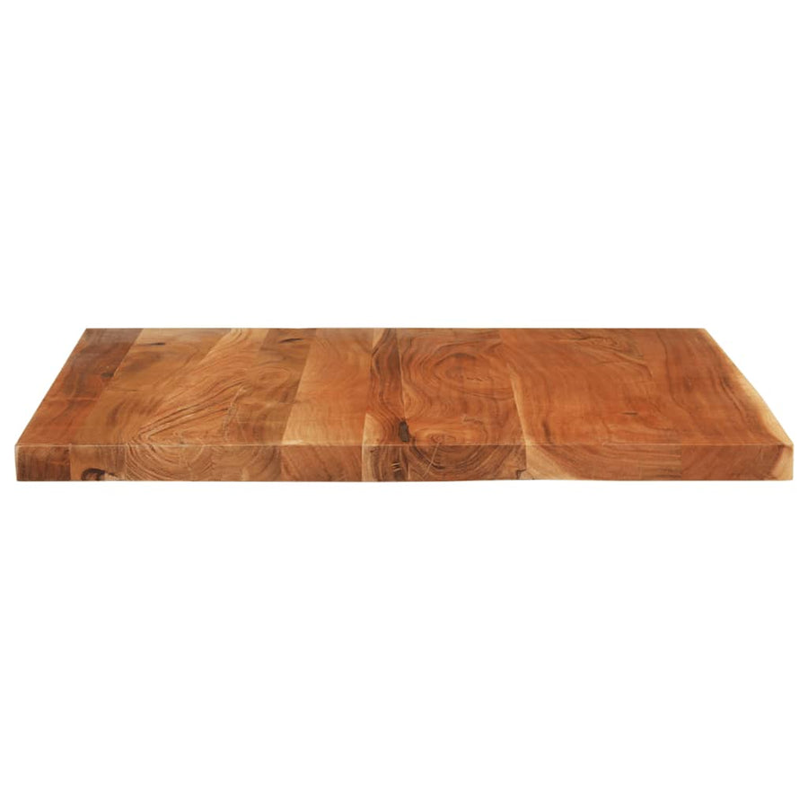 Tafelblad rechthoekig 110x80x3,8 cm massief acaciahout