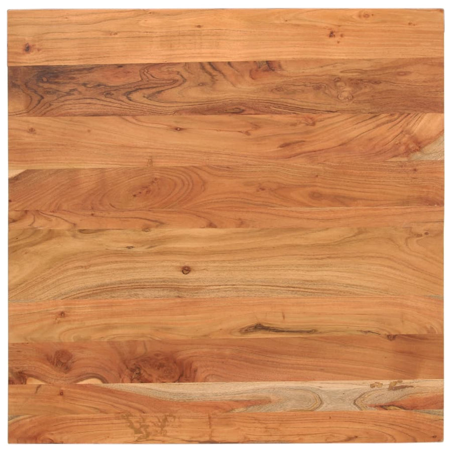 Tafelblad vierkant 90x90x3,8 cm massief acaciahout
