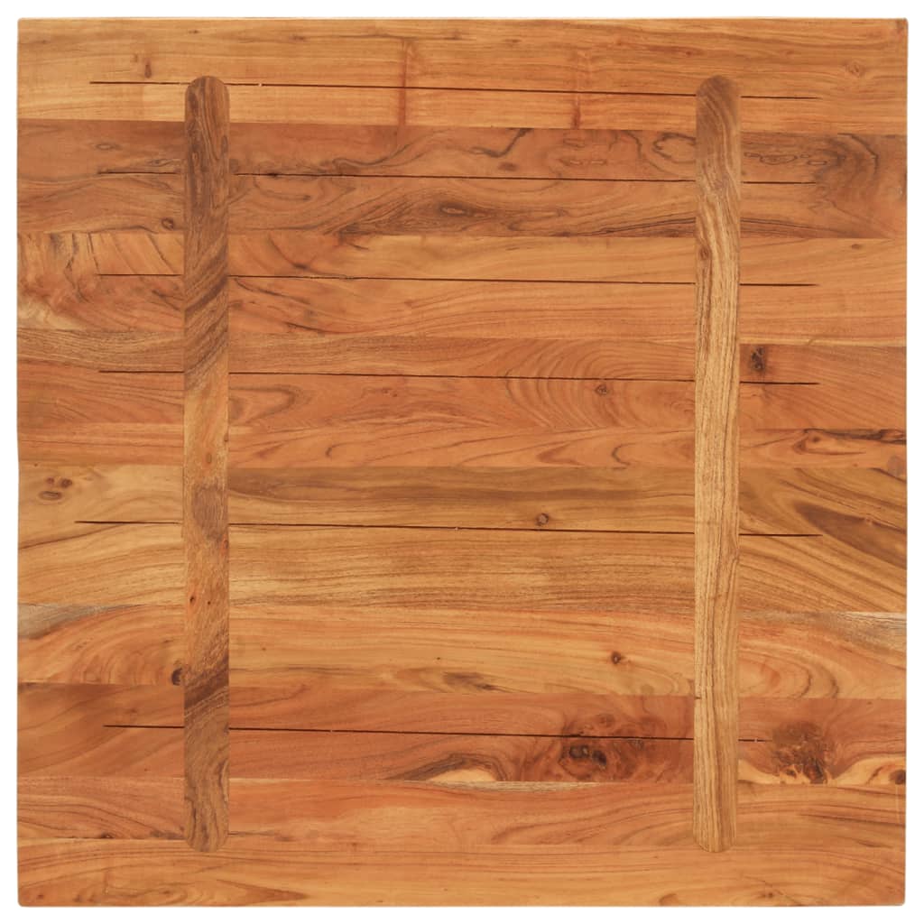 Tafelblad vierkant 90x90x3,8 cm massief acaciahout