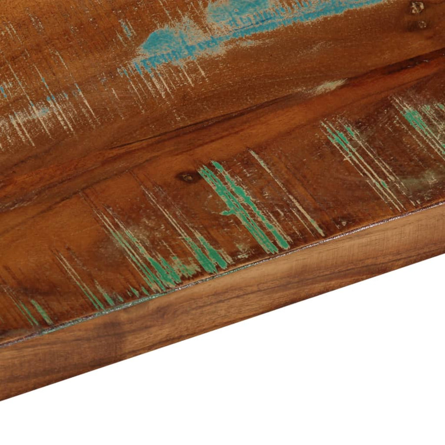 Tafelblad rechthoekig 40x20x2,5 cm massief gerecycled hout