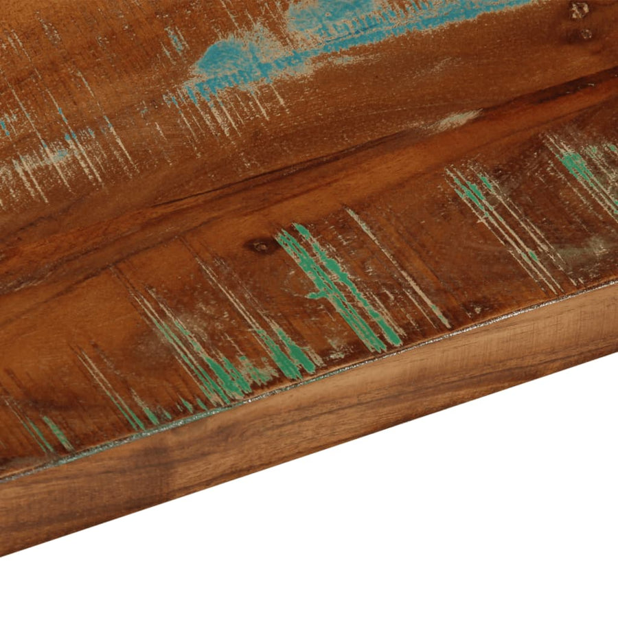Tafelblad rechthoekig 50x40x2,5 cm massief gerecycled hout