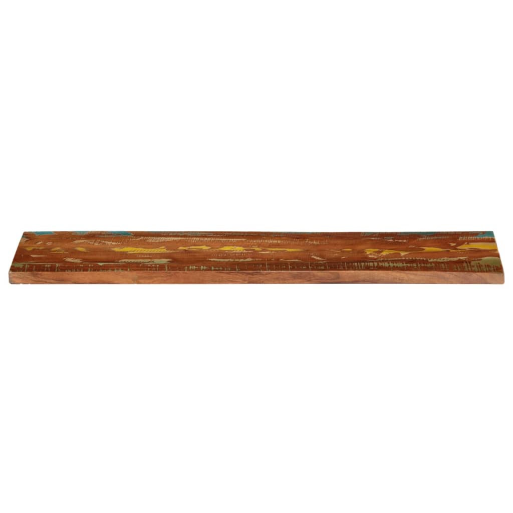 Tafelblad Rechthoekig 100X40X2,5 Cm Massief Gerecycled Hout Gerecycled Hout (Meerkleurig) 25 mm