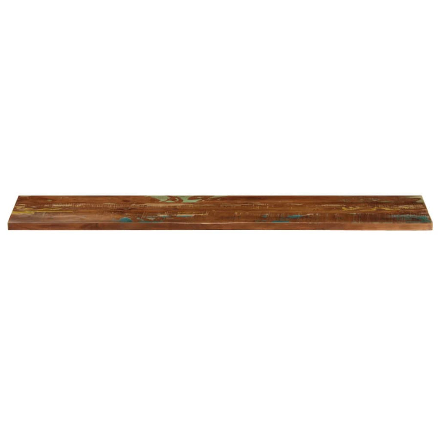 Tafelblad Rechthoekig 140X40X2,5 Cm Massief Gerecycled Hout Gerecycled Hout (Meerkleurig) 25 mm