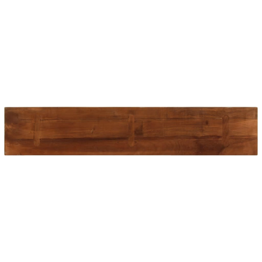 Tafelblad Rechthoekig 140X40X2,5 Cm Massief Gerecycled Hout Gerecycled Hout (Meerkleurig) 25 mm