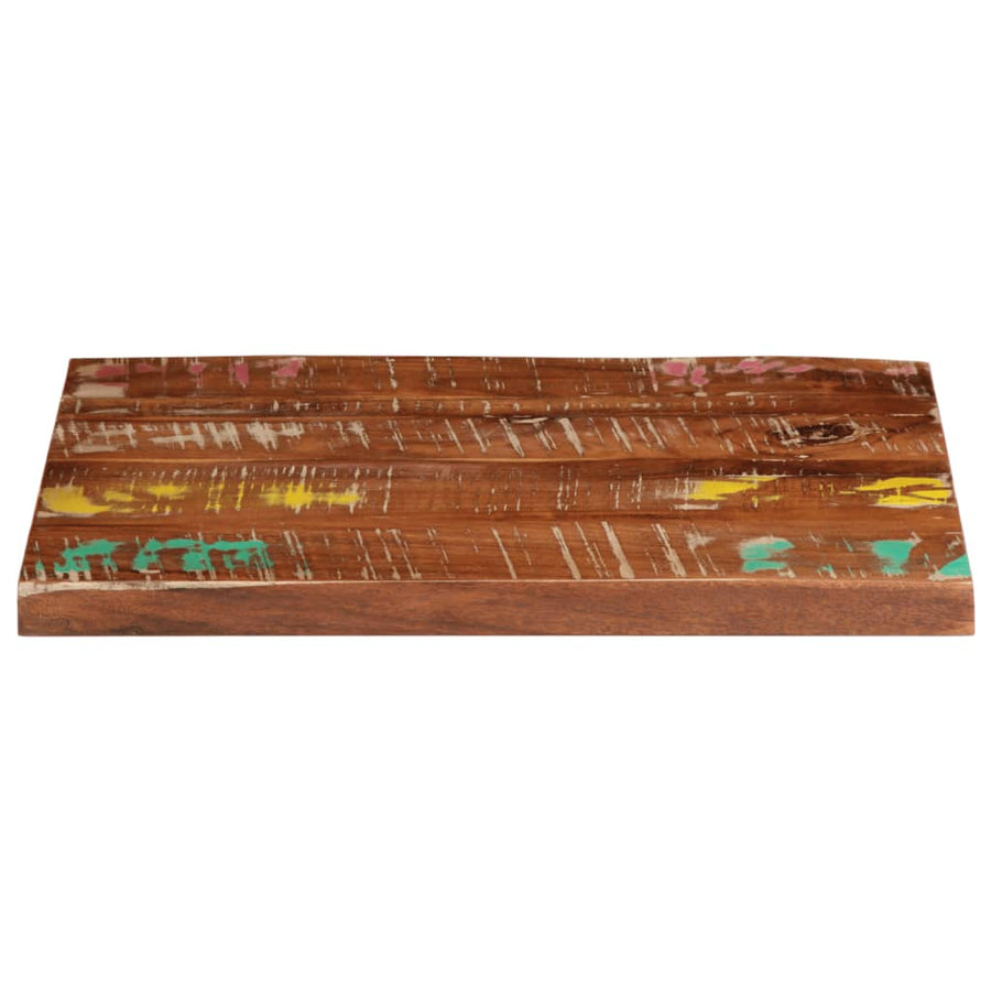 Tafelblad Rechthoekig 60X50X2,5 Cm Massief Gerecycled Hout