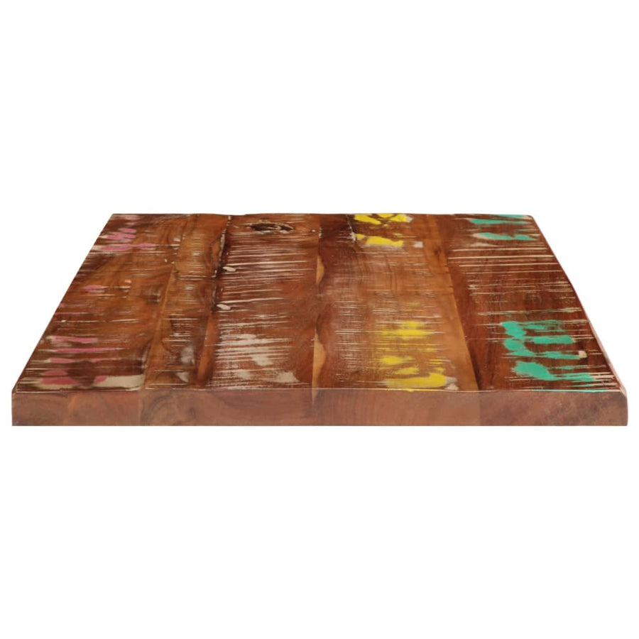 Tafelblad Rechthoekig 60X50X2,5 Cm Massief Gerecycled Hout