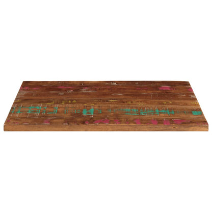 Tafelblad Rechthoekig 70X50X2,5 Cm Massief Gerecycled Hout Gerecycled Hout (Meerkleurig) 25 mm 70 x 50 cm