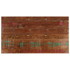 Tafelblad 110x50x2,5 cm massief gerecycled hout