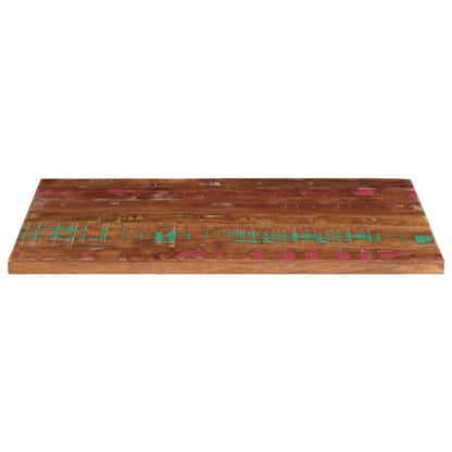 Tafelblad rechthoekig 120x50x2,5 cm massief gerecycled hout