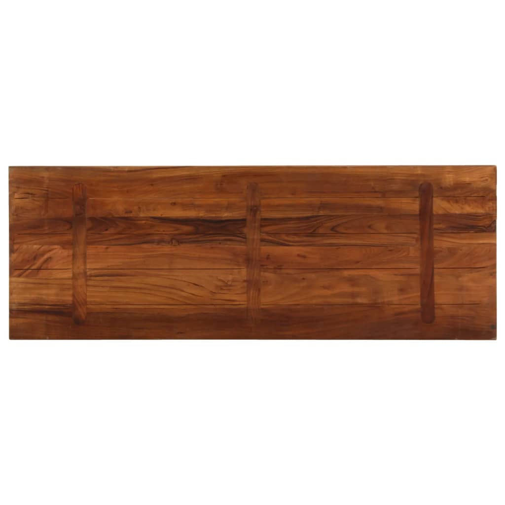 Tafelblad Rechthoekig 140X50X2,5 Cm Massief Gerecycled Hout Gerecycled Hout (Meerkleurig) 25 mm 140 x 50 cm