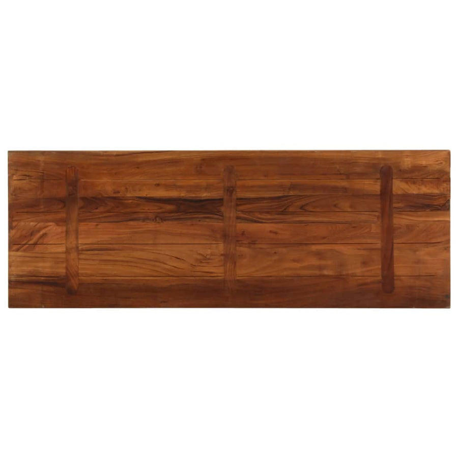 Tafelblad Rechthoekig 140X50X2,5 Cm Massief Gerecycled Hout Gerecycled Hout (Meerkleurig) 25 mm 140 x 50 cm