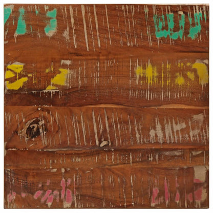 Tafelblad Vierkant 60X60X2,5 Cm Massief Gerecycled Hout Gerecycled Hout (Meerkleurig) 25 mm 60 x 60 cm