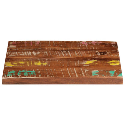 Tafelblad Vierkant 60X60X2,5 Cm Massief Gerecycled Hout Gerecycled Hout (Meerkleurig) 25 mm 60 x 60 cm