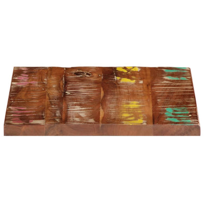Tafelblad Vierkant 60X60X2,5 Cm Massief Gerecycled Hout Gerecycled Hout (Meerkleurig) 25 mm 60 x 60 cm