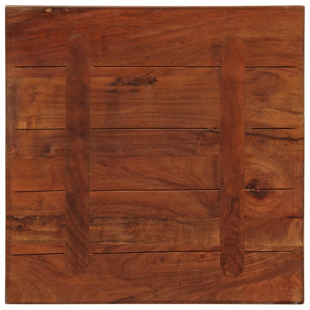 Tafelblad Vierkant 60X60X2,5 Cm Massief Gerecycled Hout Gerecycled Hout (Meerkleurig) 25 mm 60 x 60 cm