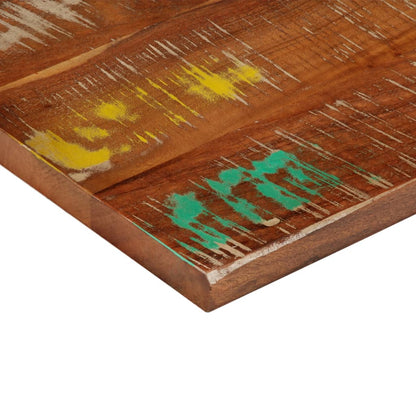 Tafelblad Vierkant 60X60X2,5 Cm Massief Gerecycled Hout Gerecycled Hout (Meerkleurig) 25 mm 60 x 60 cm