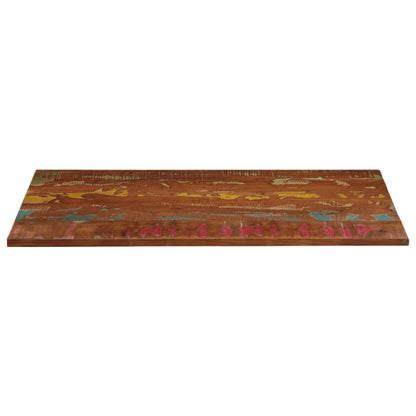 Tafelblad Rechthoekig 140X60X2,5 Cm Massief Gerecycled Hout Gerecycled Hout (Meerkleurig) 25 mm 140 x 60 cm