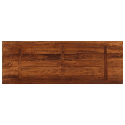 Tafelblad Rechthoekig 140X60X2,5 Cm Massief Gerecycled Hout Gerecycled Hout (Meerkleurig) 25 mm 140 x 60 cm