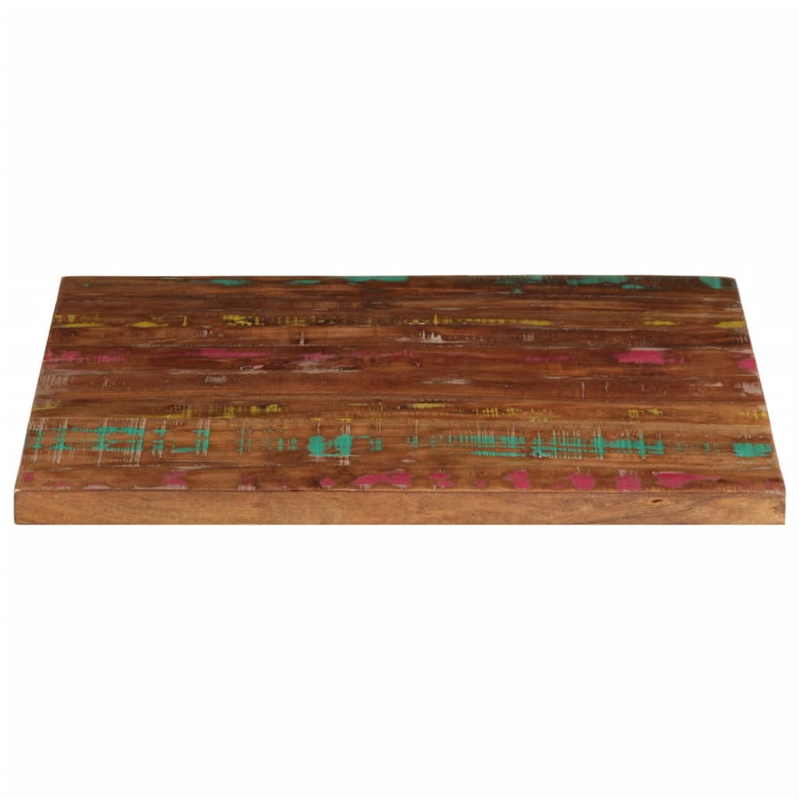 Tafelblad vierkant 70x70x1,5 cm massief gerecycled hout