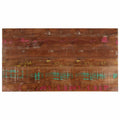 Tafelblad rechthoekig 120x70x2,5 cm massief gerecycled hout