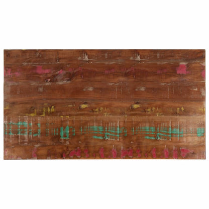 Tafelblad Rechthoekig 120X70X2,5 Cm Massief Gerecycled Hout Gerecycled Hout (Meerkleurig) 25 mm 120 x 70 cm