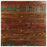 Tafelblad 80x80x1,5 cm massief gerecycled hout