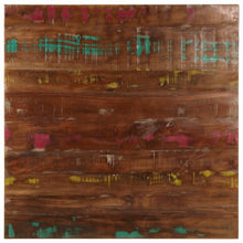 Tafelblad vierkant 80x80x1,5 cm massief gerecycled hout