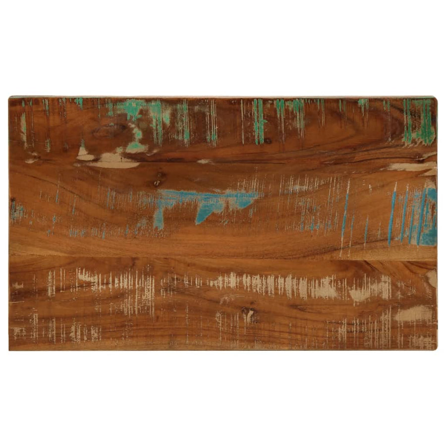Tafelblad Rechthoekig 60X20X3,8 Cm Massief Gerecycled Hout Gerecycled Hout (Meerkleurig) 38 mm 60 x 20 cm