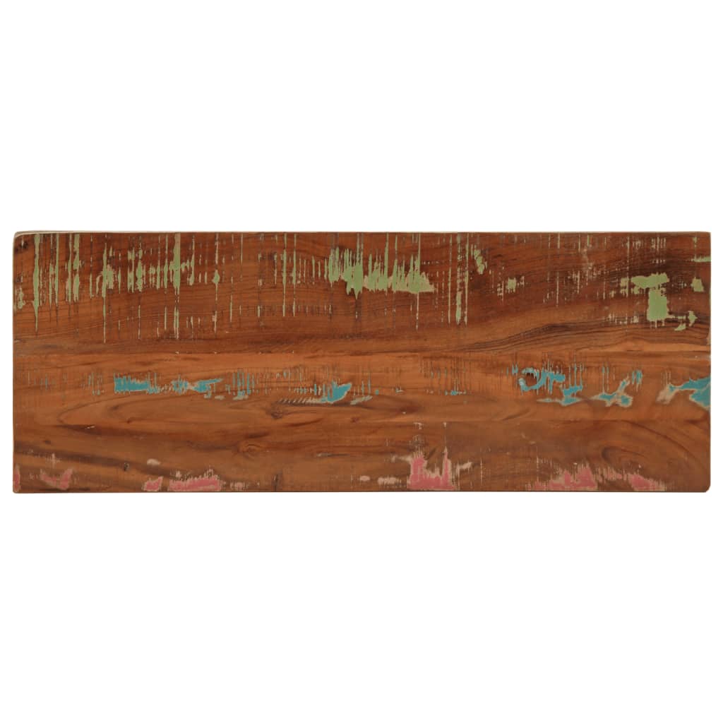 Tafelblad Rechthoekig 70X20X3,8 Cm Massief Gerecycled Hout Gerecycled Hout (Meerkleurig) 38 mm 70 x 20 cm