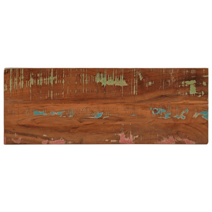Tafelblad Rechthoekig 70X20X3,8 Cm Massief Gerecycled Hout Gerecycled Hout (Meerkleurig) 38 mm 70 x 20 cm