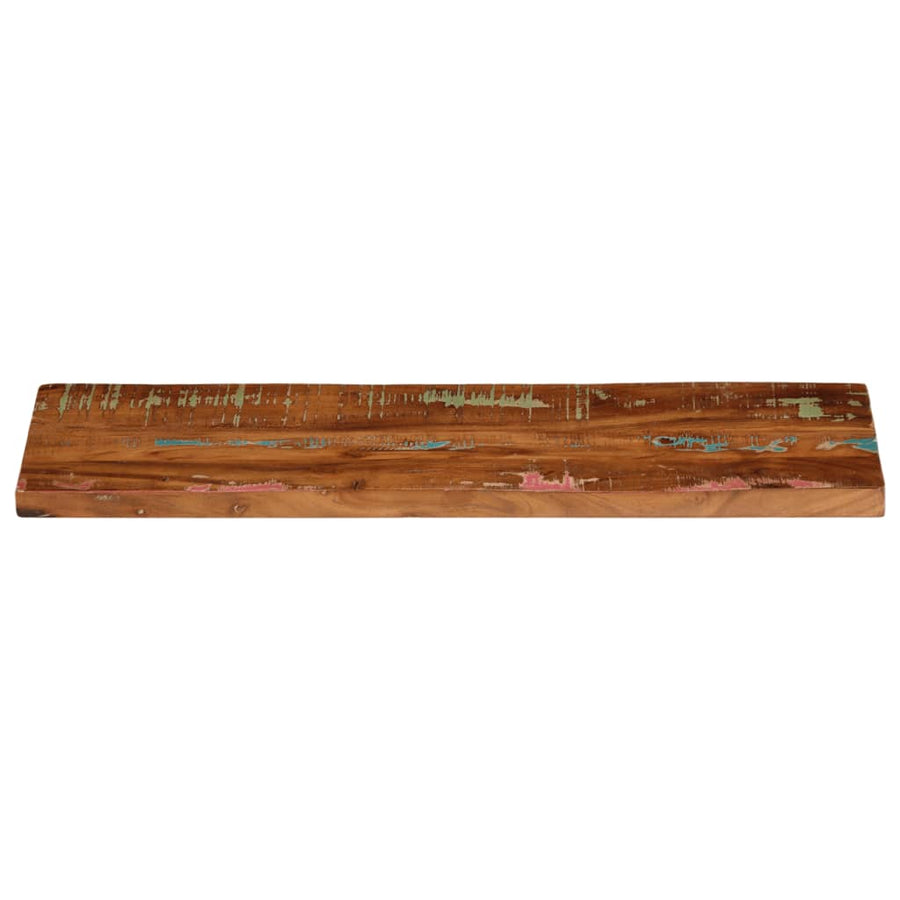 Tafelblad Rechthoekig 70X20X3,8 Cm Massief Gerecycled Hout Gerecycled Hout (Meerkleurig) 38 mm 70 x 20 cm