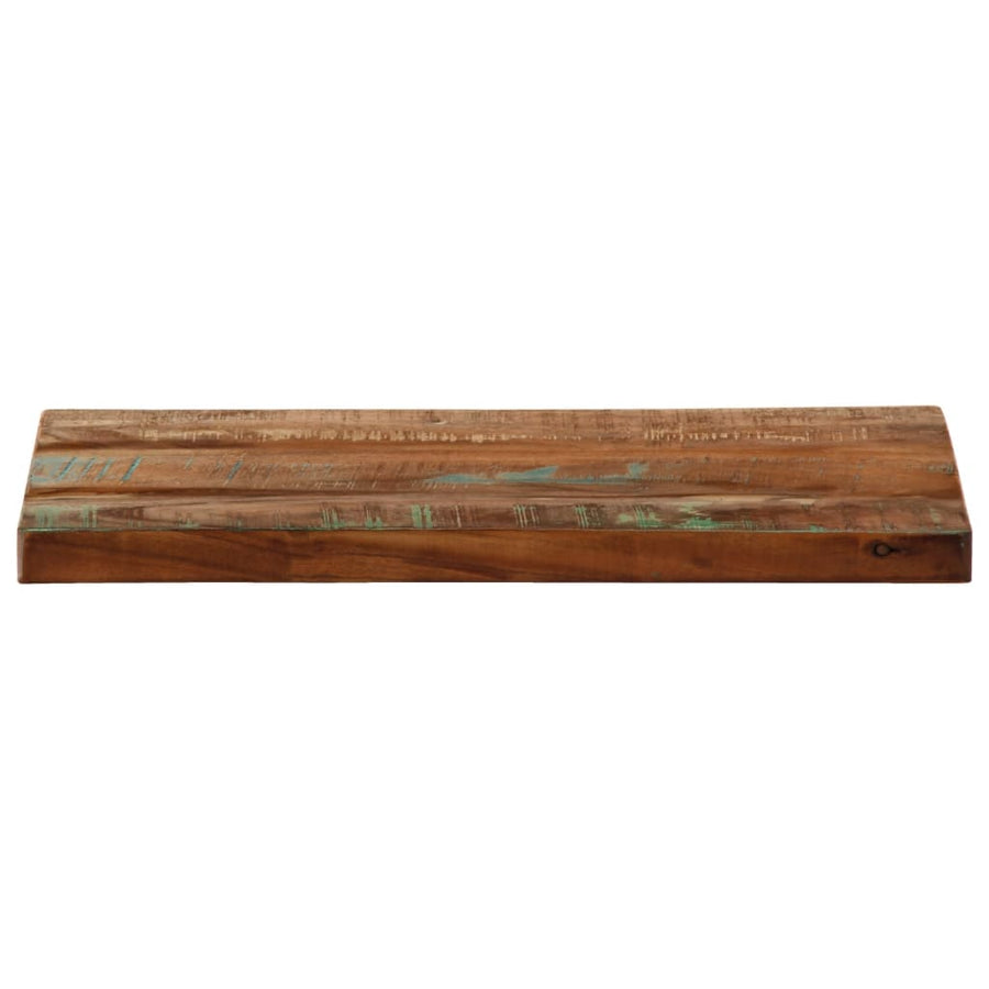 Tafelblad Rechthoekig 40X30X3,8 Cm Massief Gerecycled Hout Gerecycled Hout (Meerkleurig) 38 mm 40 x 30 cm
