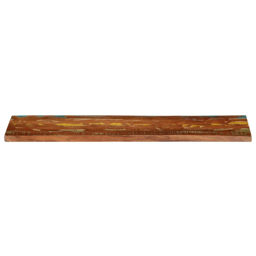 Tafelblad Rechthoekig 100X30X3,8 Cm Massief Gerecycled Hout Gerecycled Hout (Meerkleurig) 38 mm 100 x 30 cm