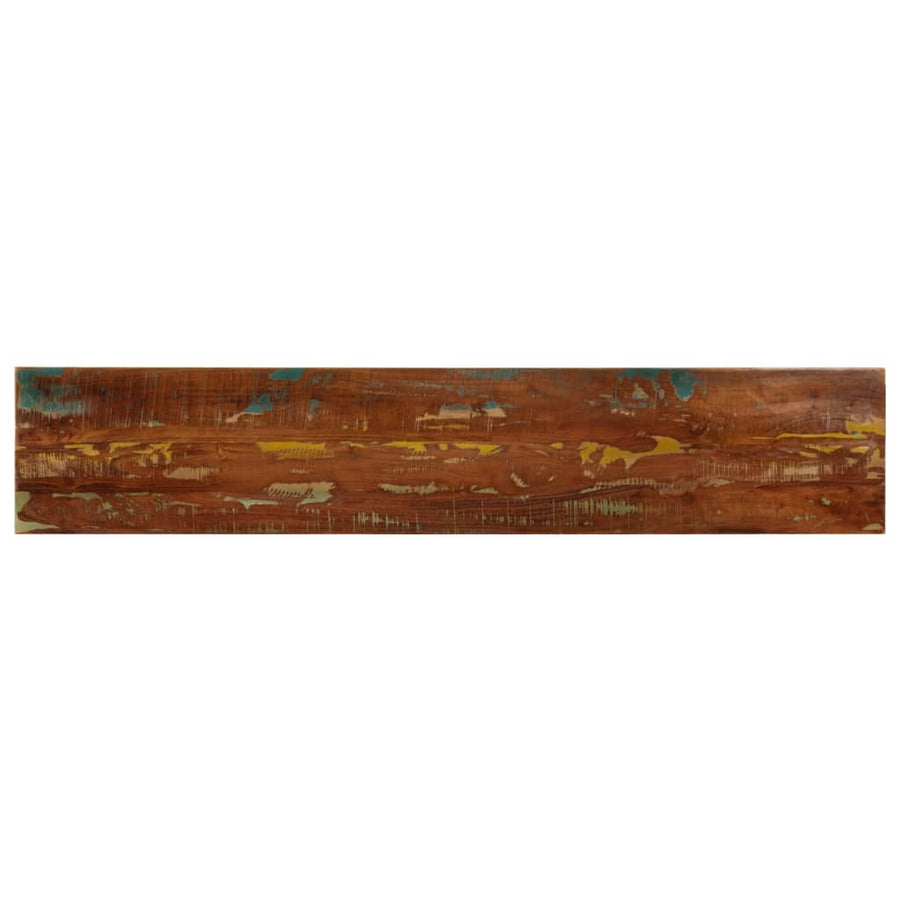 Tafelblad Rechthoekig 140X30X3,8 Cm Massief Gerecycled Hout Gerecycled Hout (Meerkleurig) 38 mm 140 x 30 cm