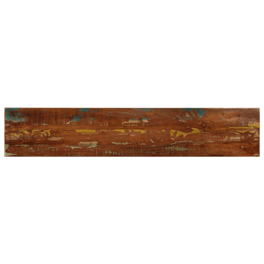 Tafelblad rechthoekig 160x30x3,8 cm massief gerecycled hout