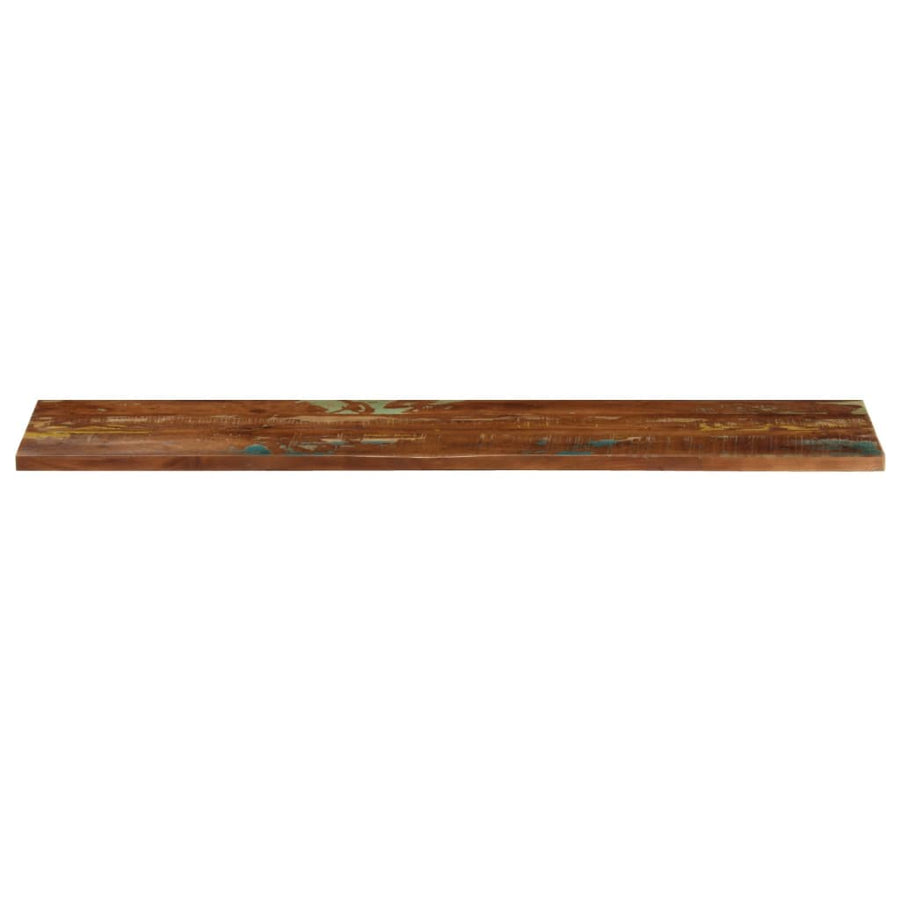 Tafelblad rechthoekig 160x30x3,8 cm massief gerecycled hout