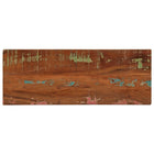 Tafelblad 90x40x3.8 cm massief gerecycled hout meerkleurig
