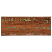 Tafelblad 90x40x3.8 cm massief gerecycled hout meerkleurig