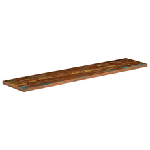 Tafelblad rechthoekig 140x40x3,8 cm massief gerecycled hout