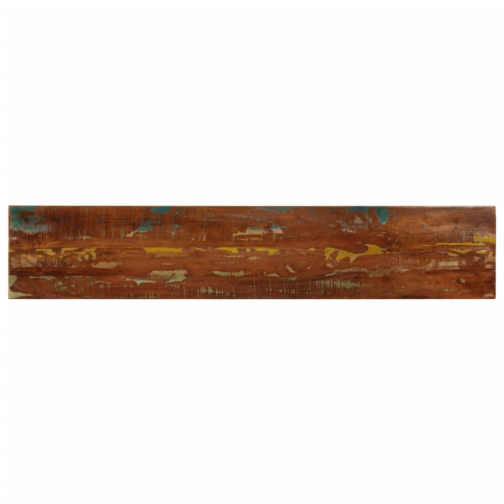 Tafelblad rechthoekig 160x40x3,8 cm massief gerecycled hout